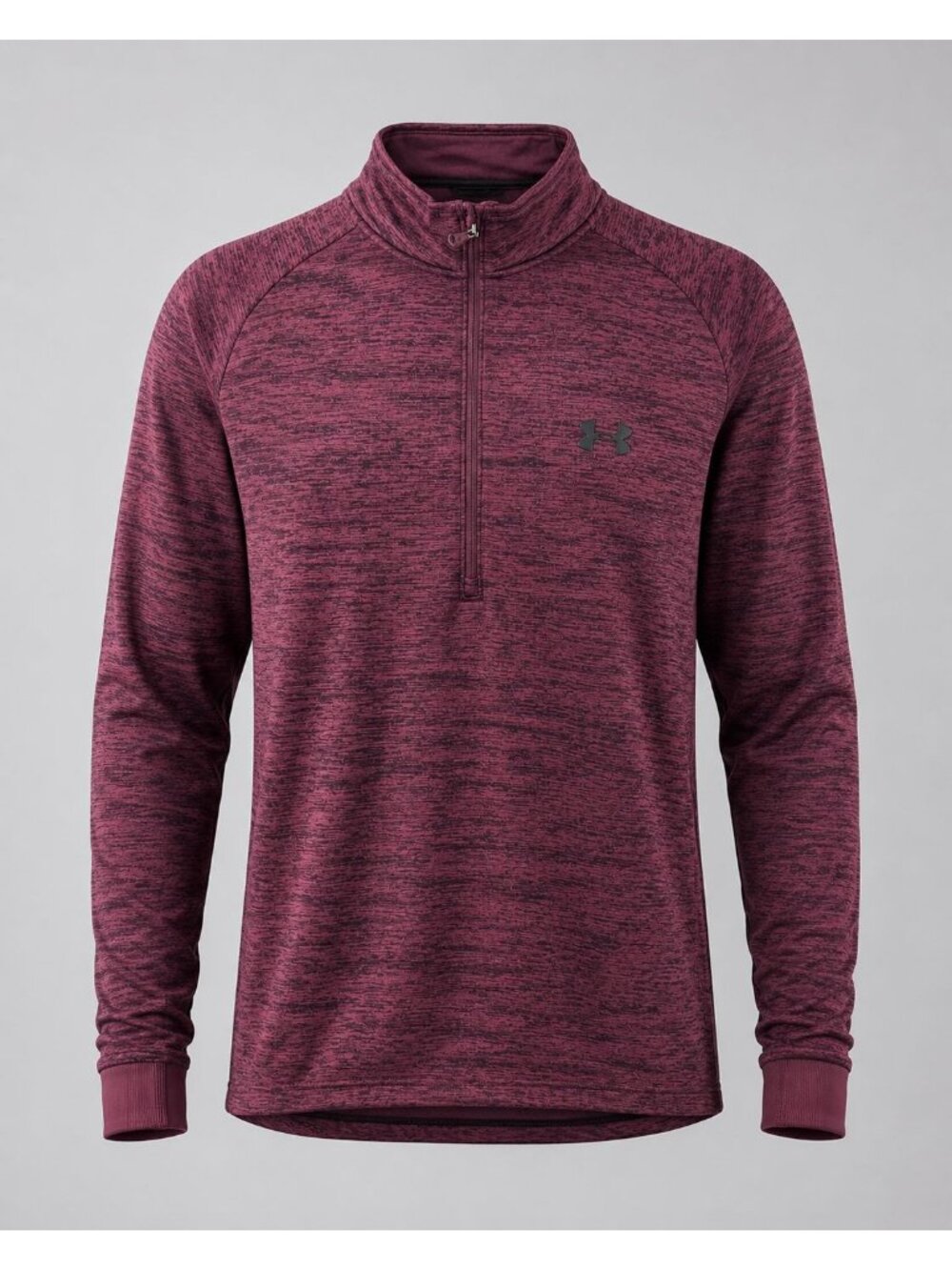 Under Armour ColdGear Men's XL Sweatshirt Burgundy Red 1/4 Zip Loose Pullover UA